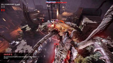 Das Monster steuert man aus der Third Person Sicht.