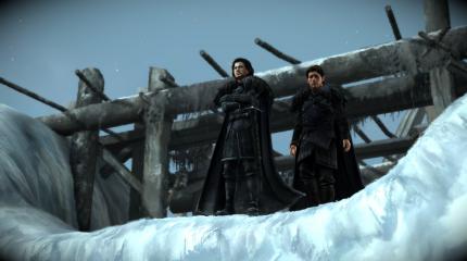 Alte Bekannte: Jon Snow auf der Mauer.