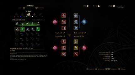 Das Charakter-System wirkt ein bisschen aufgesetzt, weil Geralt schon von Anfang an ein echter Badass ist.