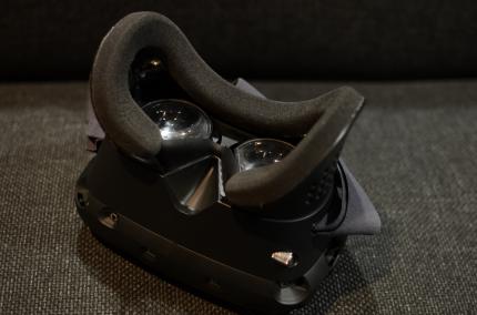 Die Innenseite von HTC Vive sieht genauso aus wie seine Konkurrenten Oculus Rift und Project Morpheus.