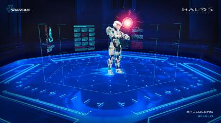 Eine Spielfigur aus Halo gibt uns Tipps für den Multiplayer-Modus Warzone.