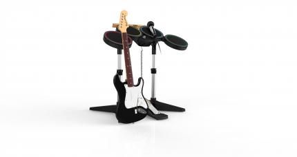 Wie viel das neue Set aus Gitarre, Drum-Set und Mikrofon kosten soll, steht noch nicht fest. Jedoch können Fans auch alle alten Instrumente hernehmen.