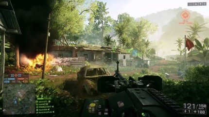 Kaum zu glauben, aber Battlefield 4 erschien bereits im Jahr 2013. Die Optik des Shooters kann sich jedoch immer noch sehen lassen.