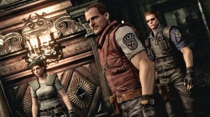 Jill Valentine, Barry Burton und Albert Wesker im Remake zu Resident Evil.