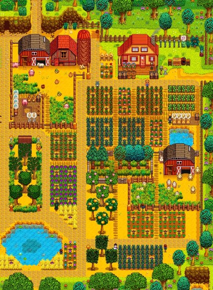 <strong>Alles hat seine Ordnung:</strong> In Spielen wie Minecraft oder Stardew Valley bestimmt der Spieler selbst das Tempo und den Schwierigkeitsgrad. Auch das ermöglicht Flow.