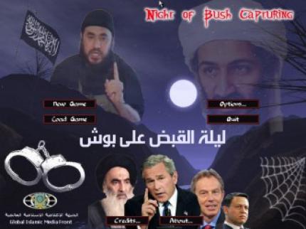 Aus Quest for Saddam wurde durch das Austauschen einiger Texturen ganz fix Quest for Bush.