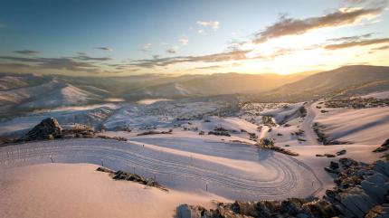 Das malerische Blizzard Mountain-Gebiet ist rund ein Viertel so groß wie das virutelle Australien von Forza Horizon 3.