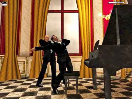 Mit der berühmten Klaviersaite lassen sich auch in Silent Assassin, dem zweiten Teil der Reihe, lautlos Ziele eliminieren.