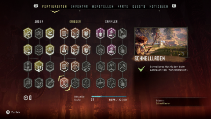 Das Skill-System ist ziemlich simpel gehalten.