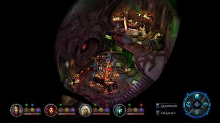 Die zweidimensionalen Hintergründe von Torment: Tides of Numenera sind schön gezeichnet, die Grafik rechtfertigt dennoch nicht die massiven Ruckler auf PS4 und Xbox One.