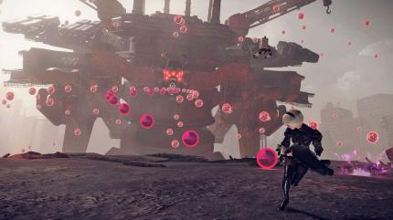 Wie in einem Bullet-Hell-Shooter wird der komplette Bildschirm von Schüssen und Projektilen zugepflastert.
