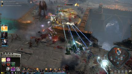 Im Gegensatz zu den anderen Echtzeitstrategie-Spielen von Relic Entertainment verzichtet Dawn of War 3 auf eine Deckungsmechanik. Jedoch finden die Truppen unter Energiekuppeln Schutz vor feindlichen Schüssen.