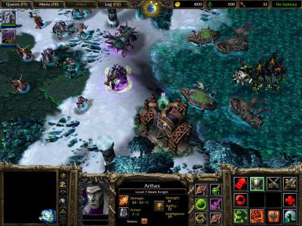 Den klassischen Basisbau von Warcraft 3 gibt's nur noch ganz selten in aktuellen Spielen - Starcraft 2 ausgenommen.