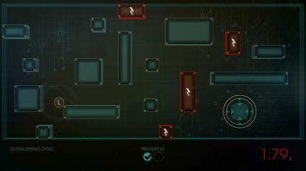 Das Hacking-Minispiel nervt mit übersensibler Steuerung und fiesen Zeitlimits - Spaß macht es obendrein nicht.