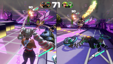 Die Kämpfe werden ab drei Spielern ein wenig und ab vier Teilnehmern hoffnungslos unübersichtlich. Im Splitscreen ist der Chaos-Faktor sogar noch einmal höher.