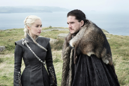 Game of Thrones: Dany und Jon.