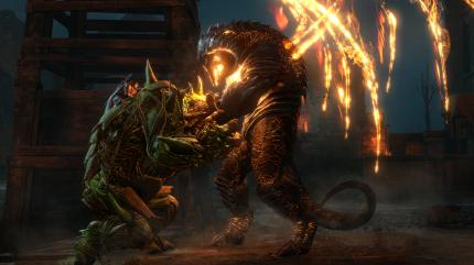 Den Kampf gegen den Balrog schlagt ihr nicht alleine, sondern mit Unterstützung des Naturgeists Carnán.