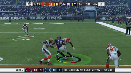 Jukes steuern sich nun viel geschmeidiger. Es ist unglaublich befriedigend mit einem Running Back die Defense auszutanzen.