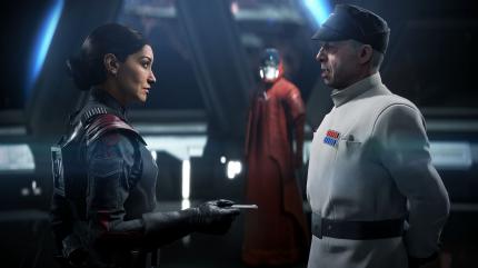 Als Commander des Inferno Squad ist Iden direkt ihrem Vater Admiral Garrik Versio unterstellt.