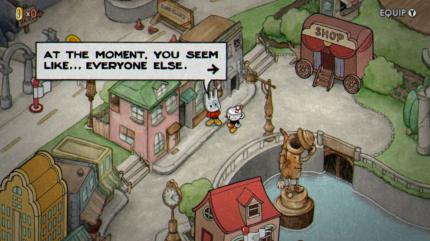 Schnösel: In der Oberwelt trefft ihr auf unterschiedliche NPCs. Manche geben euch Spielhinweise.&nbsp;