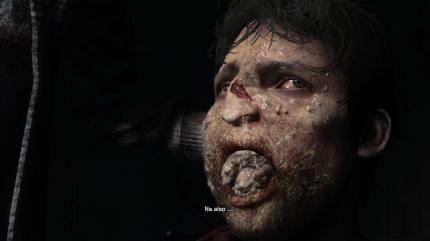 Eklig wird es in The Evil Within 2 schon nach wenigen Minuten. Erinnert ein bisschen an Resident Evil 7.