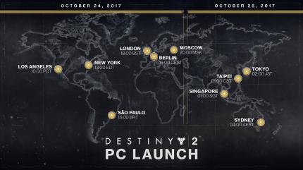 Destiny 2 PC startet am 24. Oktober, um 18 Uhr.