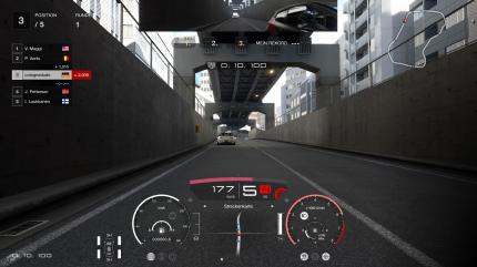 Der Tokyo Expressway zeichnet sich weiterhin durch seine engen Tunnel aus. Hier müssen wir extrem aufpassen, um nicht bei Berührungen mit der Konkurrenz disqualifiziert zu werden.<br>
 