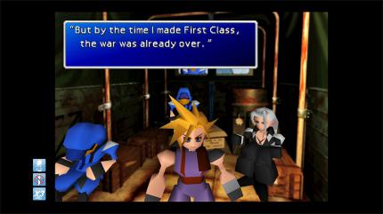 Final Fantasy VII wurde sogar auf iOS und Android portiert. An dem witzigem Knuddellook hat sich nichts verändert.<br>
 
