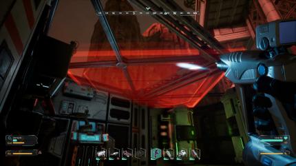 Die Bauteile werden direkt im Spiel platziert (rote Fläche) und dann mit eurem Schweißgerät fertiggestellt. Erst beim tatsächlichen Bauen werden die Rohstoffe fällig.