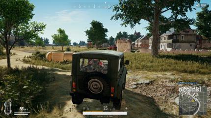 Auf den PUBG-Maps stehen jede Menge Fahrzeuge herum, aber nur ein ganz kleiner Prozentsatz ist auch fahrbar. Angesichts der großen Distanzen verkommt die Suche zu einem Gefährt zu nervigen Fleißaufgabe.