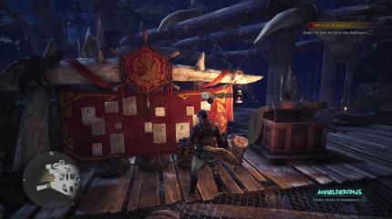 An jeder beliebigen Questtafel nehmt ihr die bereits bekannt gemachten Quests an.