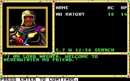 Neverwinter Nights (1991) ist das erste moderne Online-Rollenspiel, das auf dem Regelwerk der Brettspielvorlage Advanced Dungeons &amp; Dragons basiert.