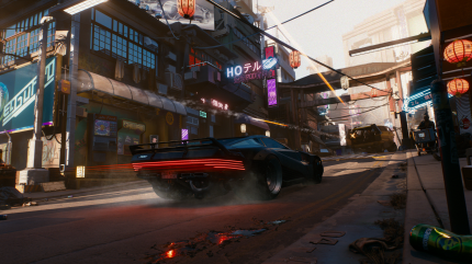 Night City ist riesig. Ein fahrbarer Untersatz zur Fortbewegung ist da nicht verkehrt. Quasi eine Plötze der Zukunft.
