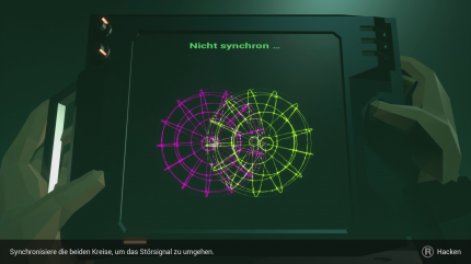 Das Hacken von technischen Geräten gehört in State of Mind dazu. Bringt die zwei Kreise in Einklang.