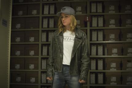 Wirkt manchmal fast schon zu abgebrüht: Captain Marvel zeigt im Film kaum Schwächen.