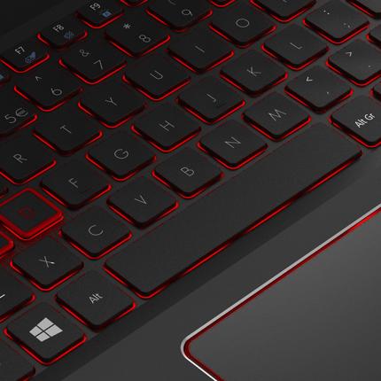 Acer Predator Helios 300: Tastaturbereich