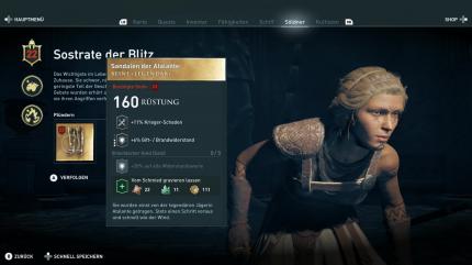 Das Beinkleid des Rüstungssets Griechischer Held in Assassin's Creed Odyssey.