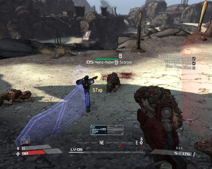 Borderlands (2009) punktet bei den Spielern mit seinem Loot-Gameplay, dem Koop-Modus und dem schwarzen Humor.