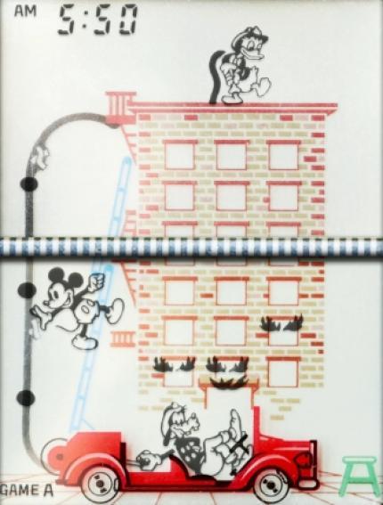 Donald, Micky und Goofy als Feuerwehrmänner