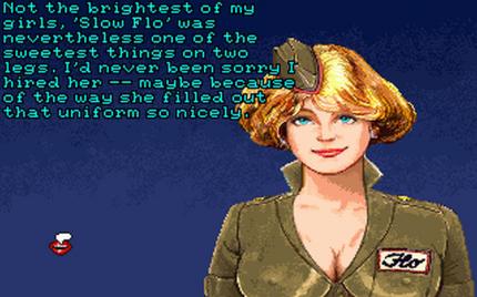 Der Kauf von Infocom erweist sich als Fehler. Auch der Wechsel vom Text- zum Grafikadventure funktioniert nicht. Bild: Leather Goddesses of Phobos 2.&nbsp;