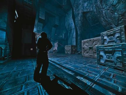Von den Starbreeze Studios entwickelt, von Vivendi Games veröffentlicht: The Chronicles of Riddick: Escape from Butcher Bay (2004).