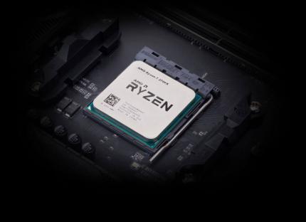 Ryzen-Prozessor in einem Sockel