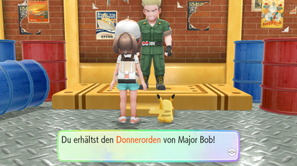 Wir erhalten den Donnerorden.