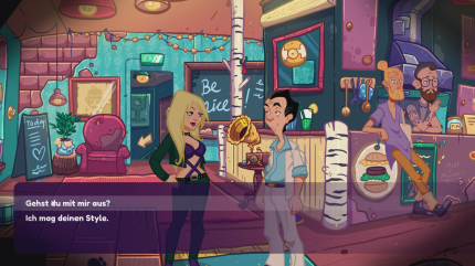Larry Laffer ist im neuen Leisure Suit Larry zuruück und versucht wieder die Herzen (und Betten) von attraktiven Frauen zu erobern.