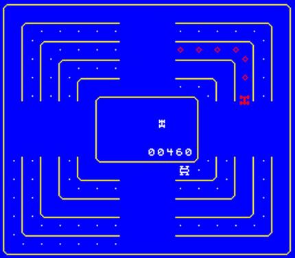 Inspiration für Pac-Man (1980): Segas Head On (1979).