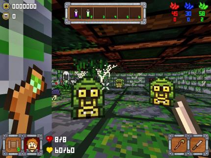 Der Rogue-Shooter One More Dungeon ist eine Hommage an die Frühzeit der Ego-Shooter, in denen die Gegner noch platt wie eine Flunder herumliefen.