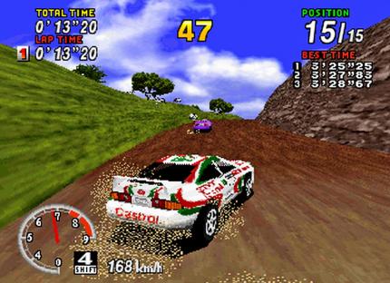 Ein Meilenstein im Rennspiel-Genre: Sega Rally Championship (1995).&nbsp;