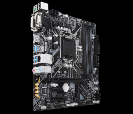 Günstiges Einsteiger-Modell im mATX-Format: Gigabyte B360M DS3H