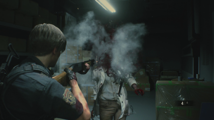 Der Gewaltgrad von Resident Evil 2 ist sehr hoch, aber passend. Köpfe explodieren und Gliedmaßen lassen sich gezielt abtrennen.