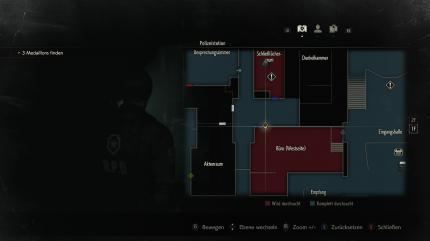 Resident Evil 2 Remake - Nutzt die Karte, um neue Ausflüge durch das Raccoon City Police Department zu planen.